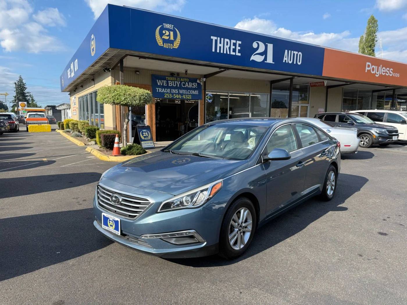 2015 Hyundai Sonata SE — Sedan — 128,033 mi — Spanaway, WA