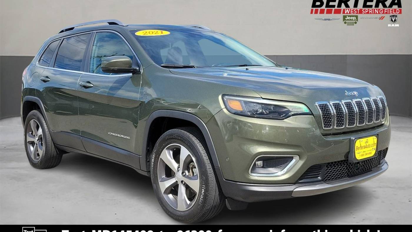 2021 Jeep Cherokee Limited — SUV — 44,620 mi — West Springfield, MA