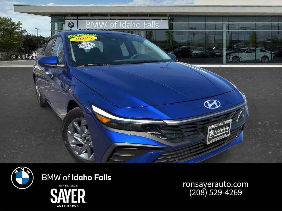 2025 Hyundai Elantra Hybrid Blue — Sedan — 6,743 mi — Idaho Falls, ID