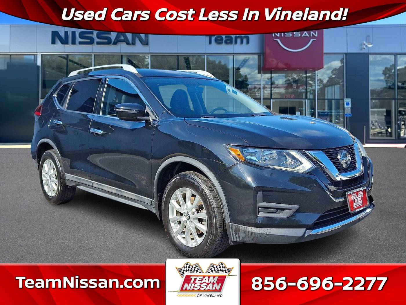 2018 Nissan Rogue SV — SUV — 83,602 mi — Vineland, NJ