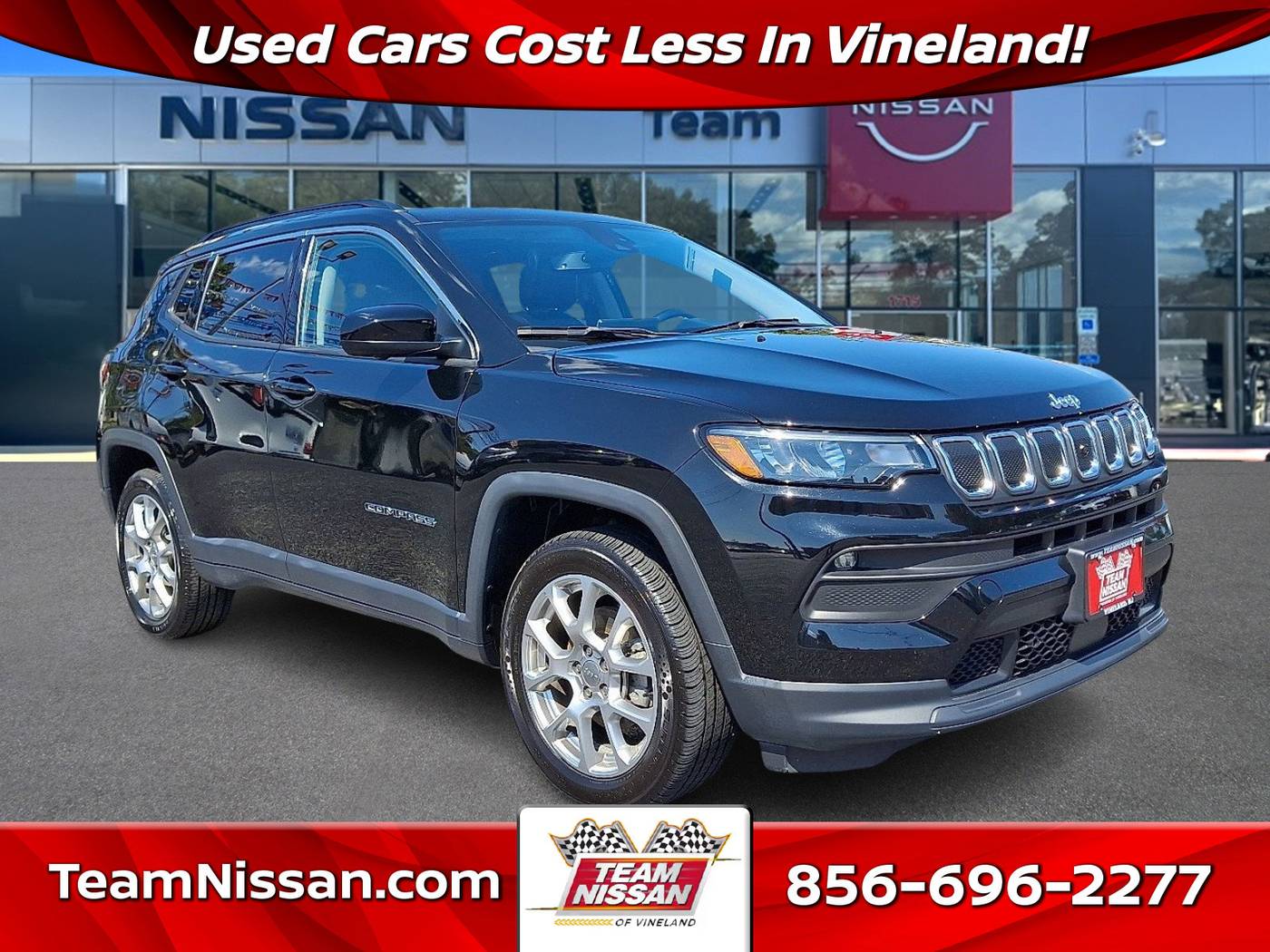 2022 Jeep Compass Latitude Lux — SUV — 56,491 mi — Vineland, NJ