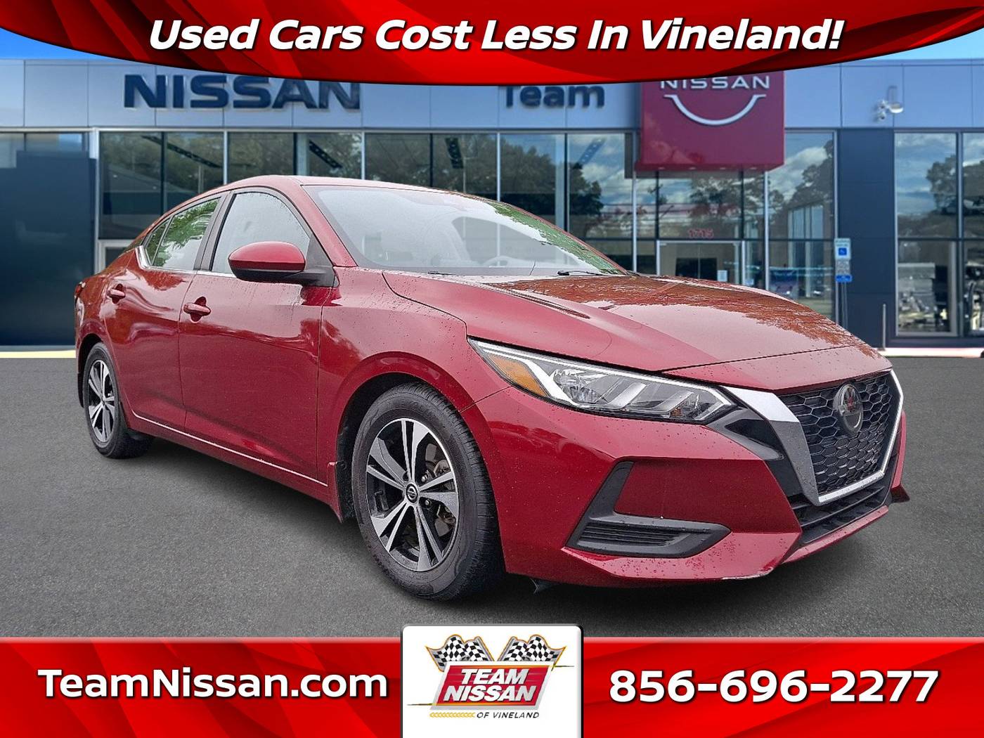 2021 Nissan Sentra SV — Sedan — 51,669 mi — Vineland, NJ