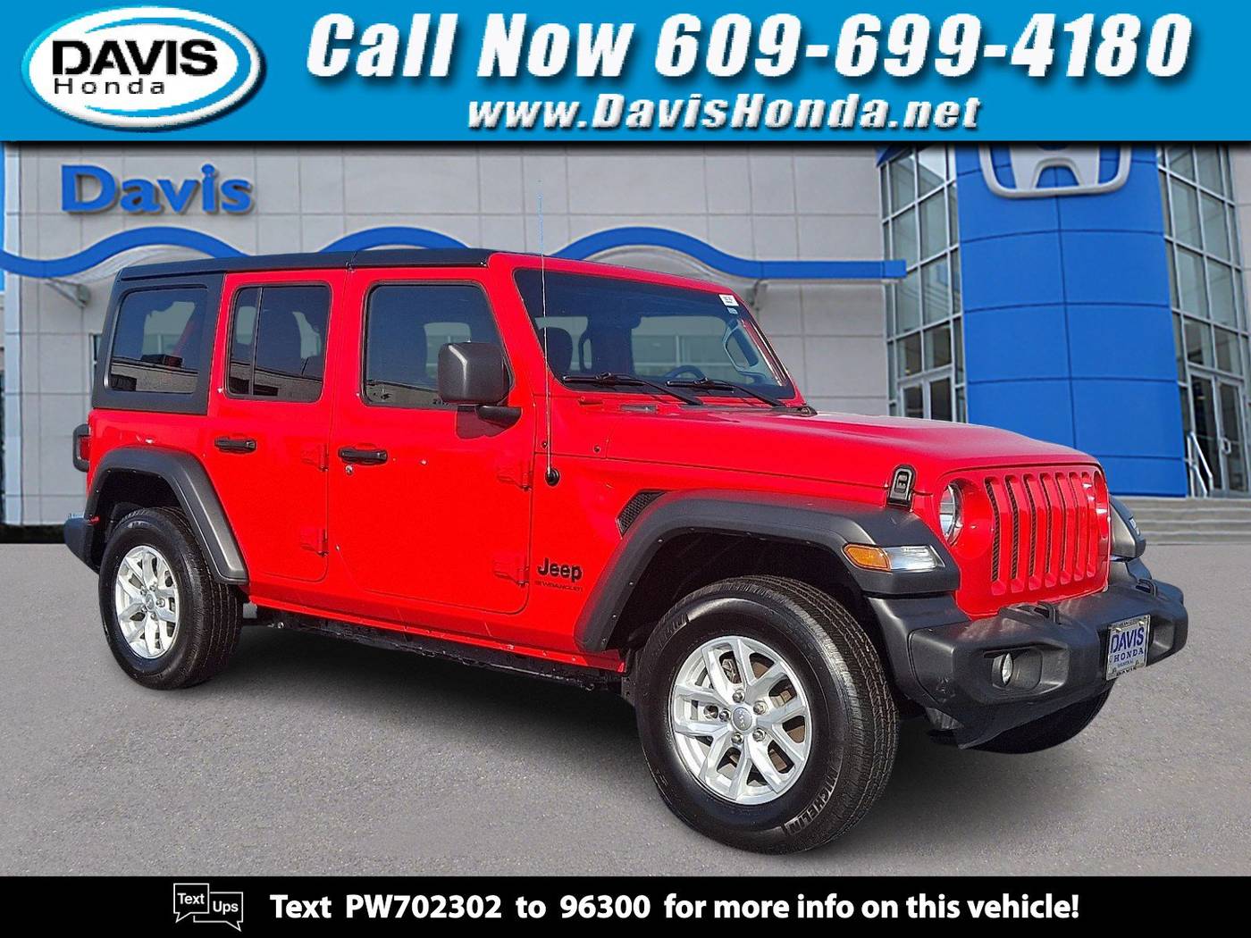 2023 Jeep Wrangler Sport S — SUV — 43,158 mi — Burlington, NJ