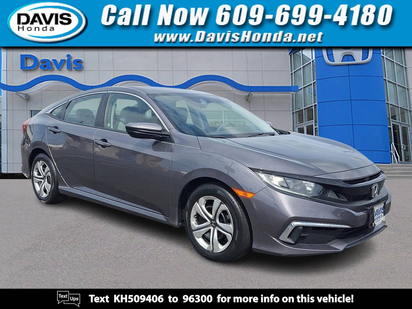 2019 Honda Civic LX — Sedan — 73,857 mi — Burlington, NJ