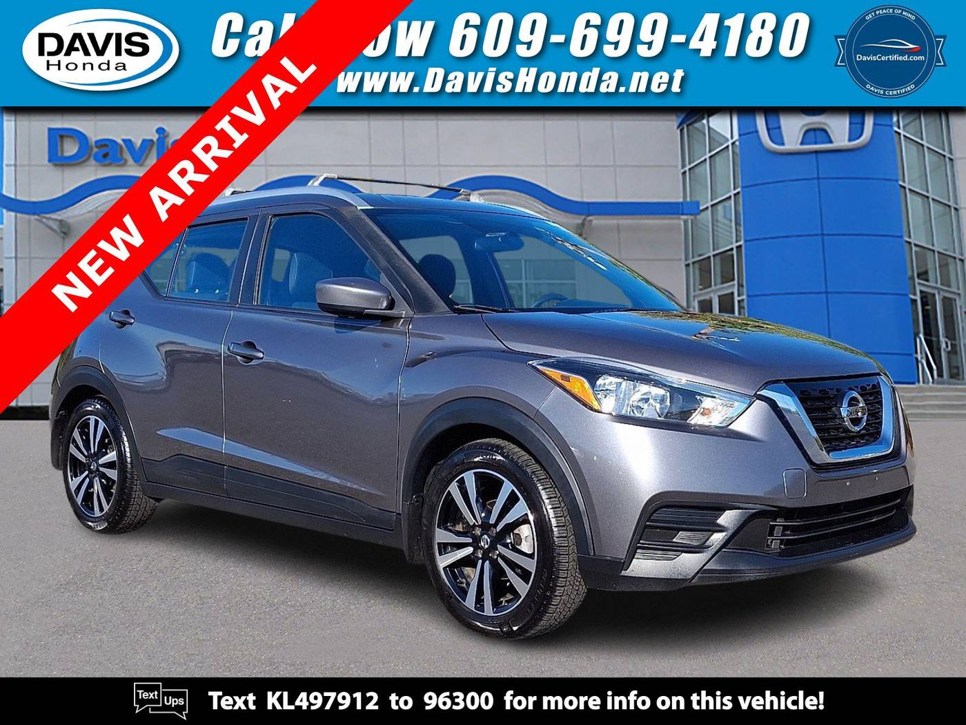 2019 Nissan Kicks SV — SUV — 94,096 mi — Burlington, NJ