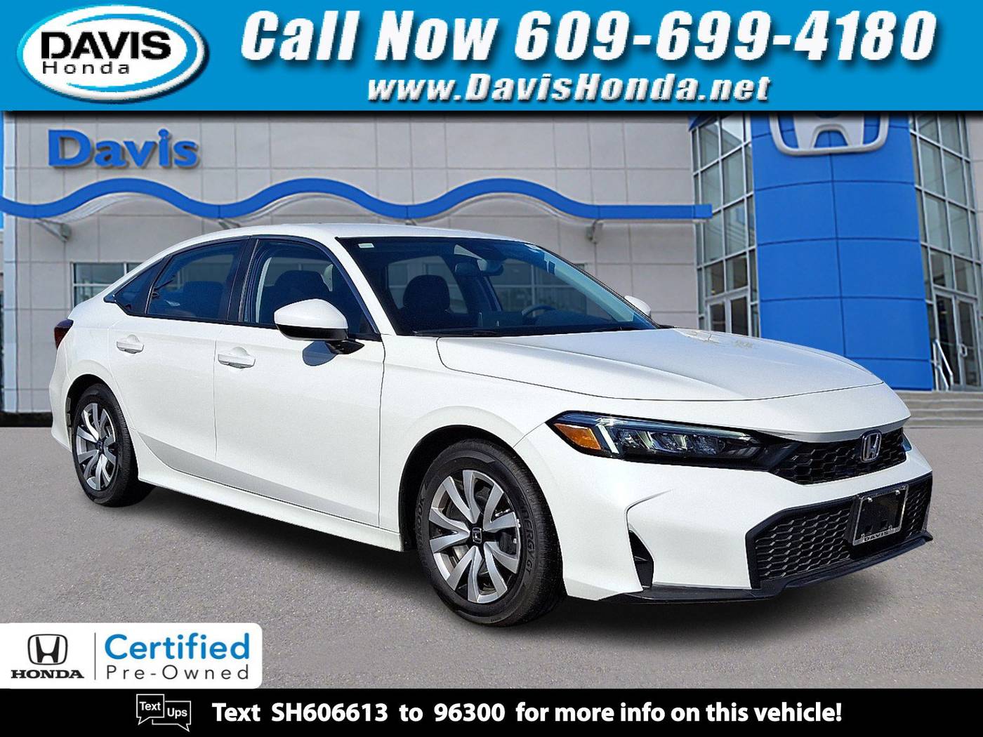 2025 Honda Civic LX — Sedan — 1,954 mi — Burlington, NJ