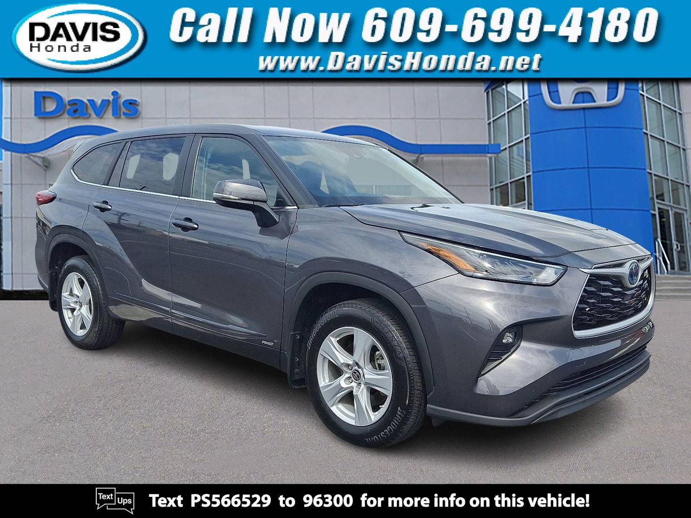 2023 Toyota Highlander Hybrid LE — SUV — 54,832 mi — Burlington, NJ