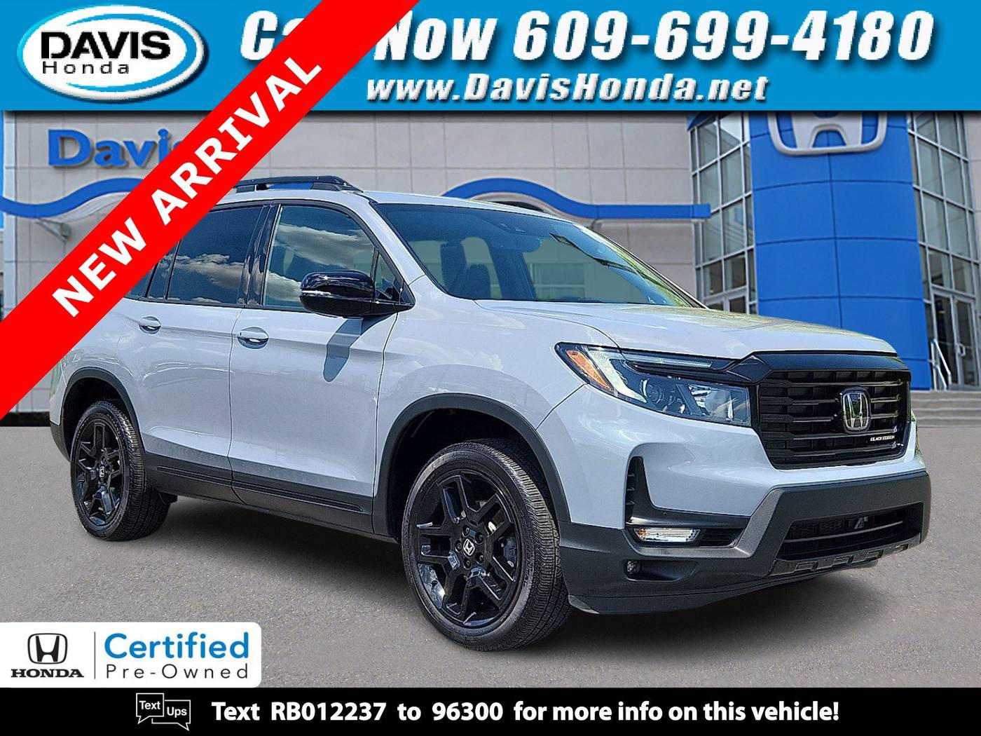 2024 Honda Passport Black Edition — SUV — 26,002 mi — Burlington, NJ