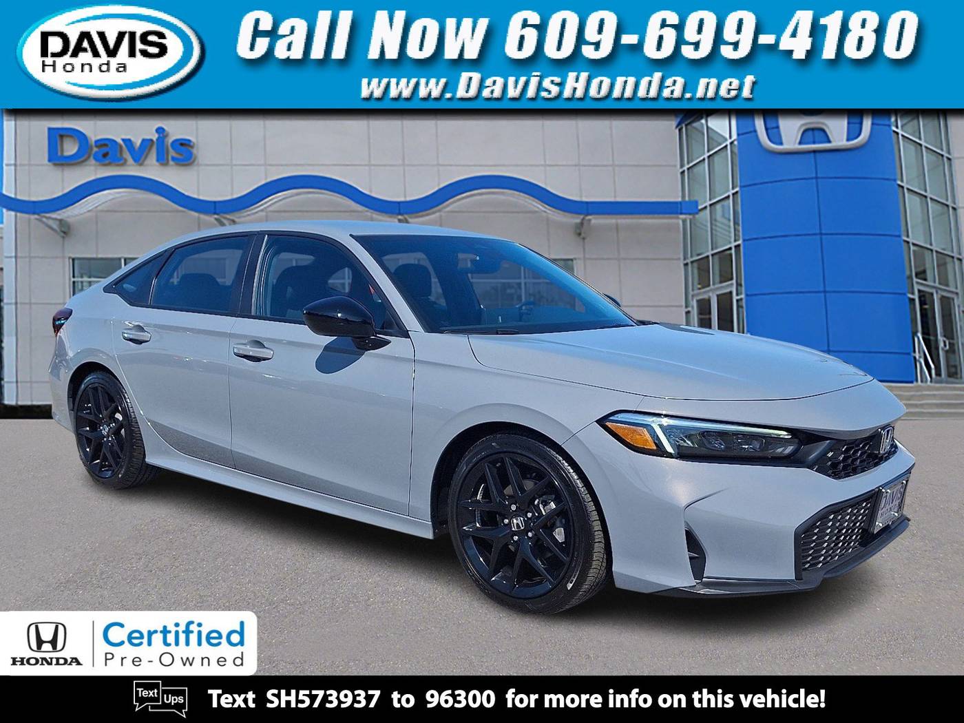 2025 Honda Civic Sport — Sedan — 2,492 mi — Burlington, NJ