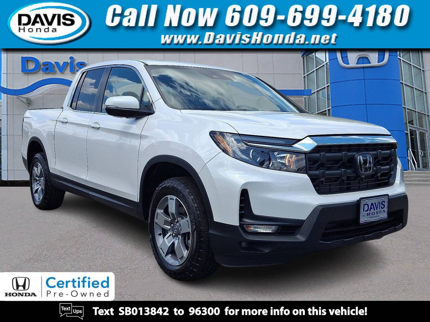 2025 Honda Ridgeline RTL — Pickup Truck — 1,212 mi — Burlington, NJ