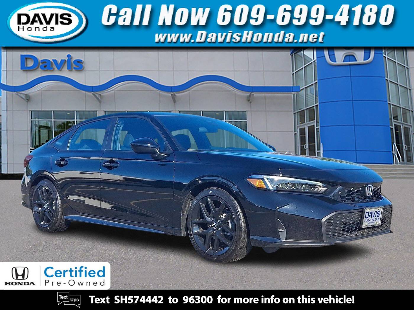 2025 Honda Civic Sport — Sedan — 2,420 mi — Burlington, NJ