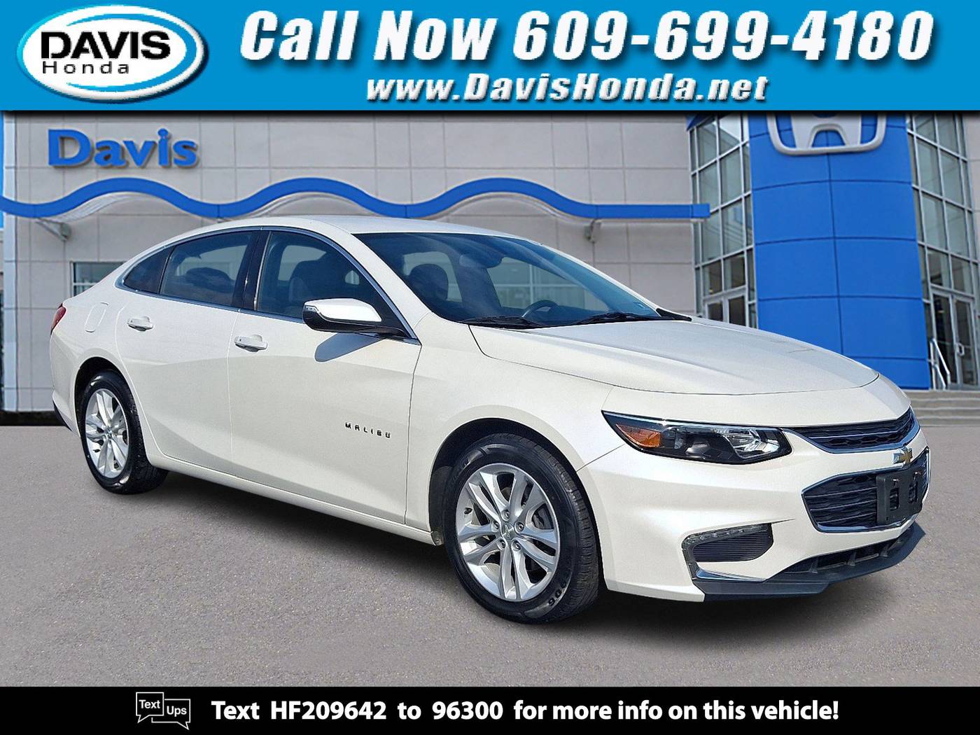 2017 Chevrolet Malibu LT — Sedan — 49,749 mi — Burlington, NJ