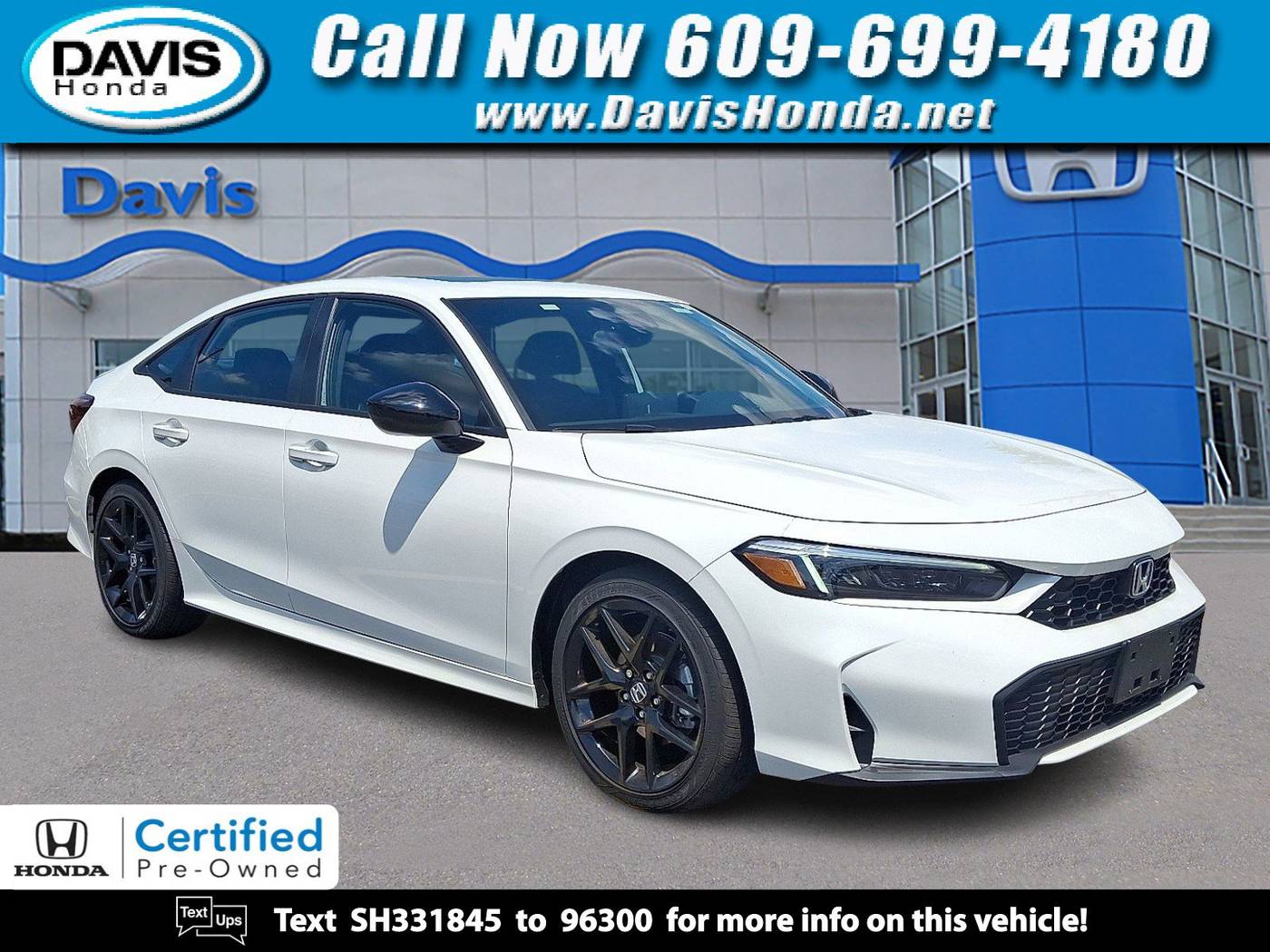 2025 Honda Civic Hybrid Sport — Sedan — 1,813 mi — Burlington, NJ