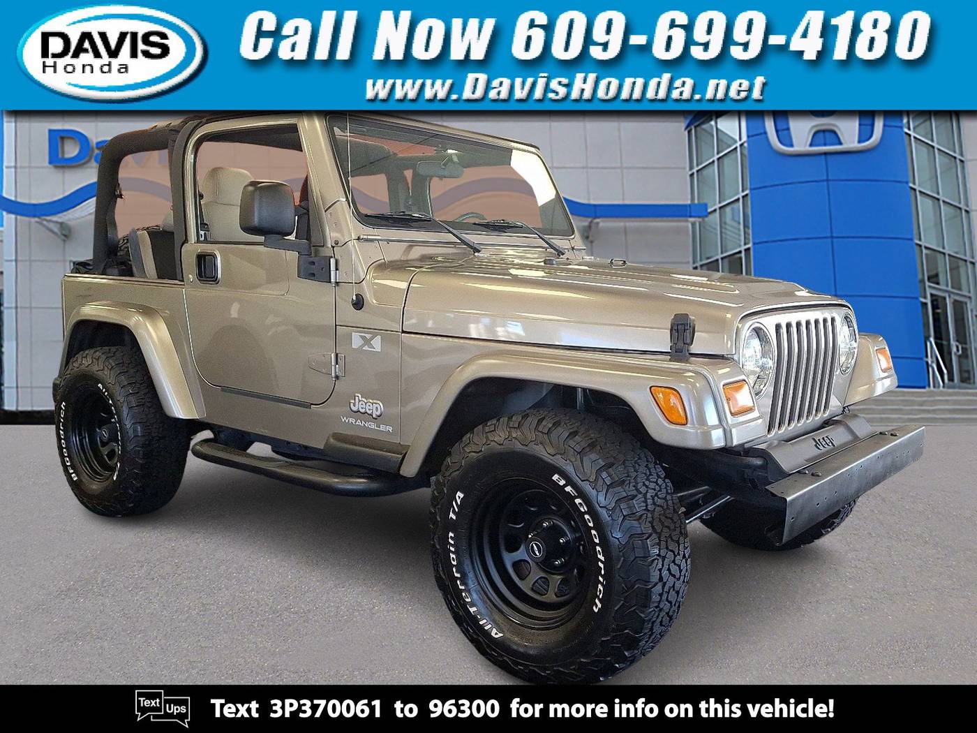 2003 Jeep Wrangler X — SUV — 50,586 mi — Burlington, NJ