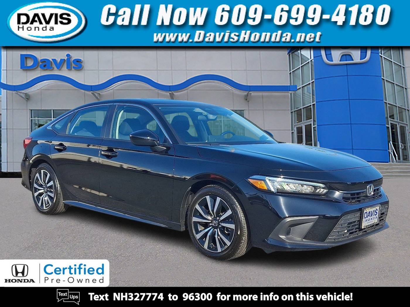 2022 Honda Civic EX — Sedan — 13,984 mi — Burlington, NJ