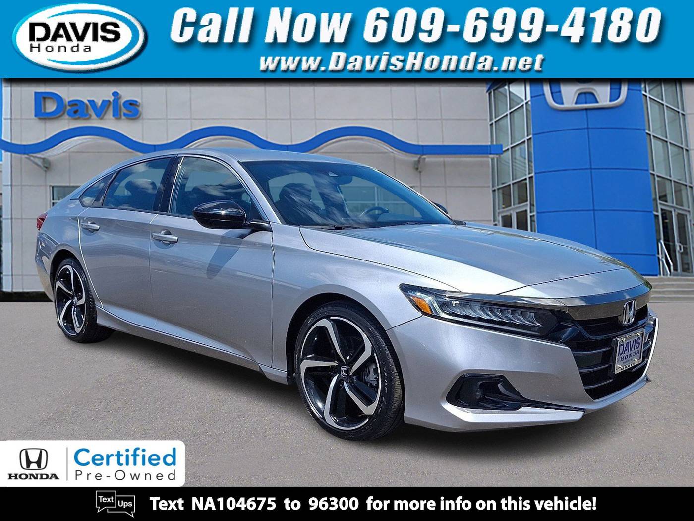 2022 Honda Accord Sport — Sedan — 26,065 mi — Burlington, NJ