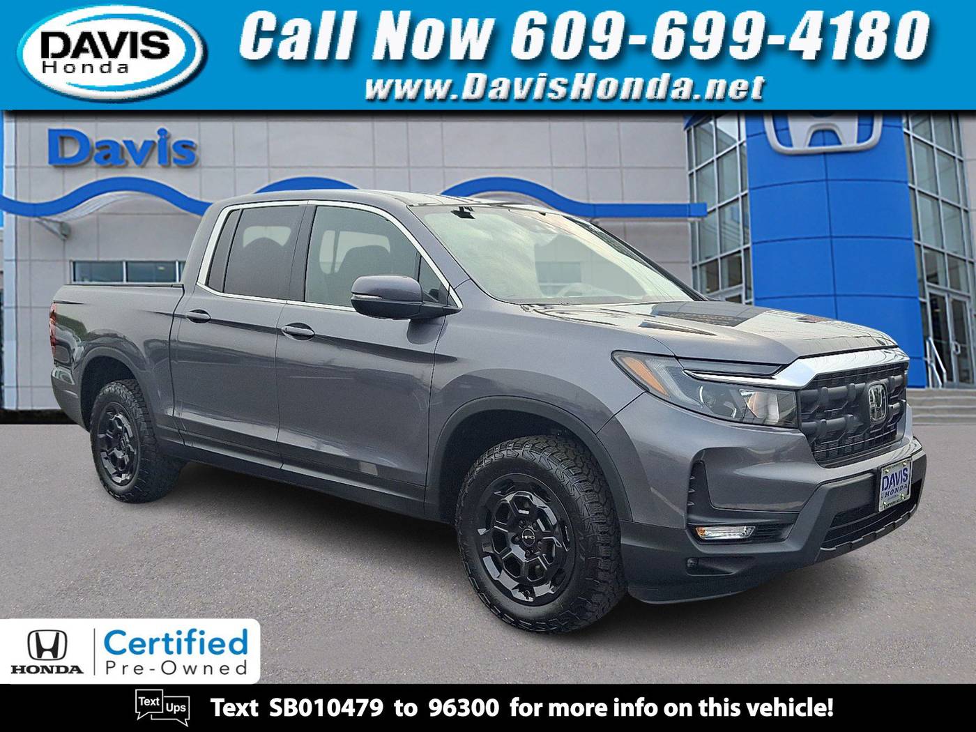 2025 Honda Ridgeline RTL+ — Pickup Truck — 1,889 mi — Burlington, NJ