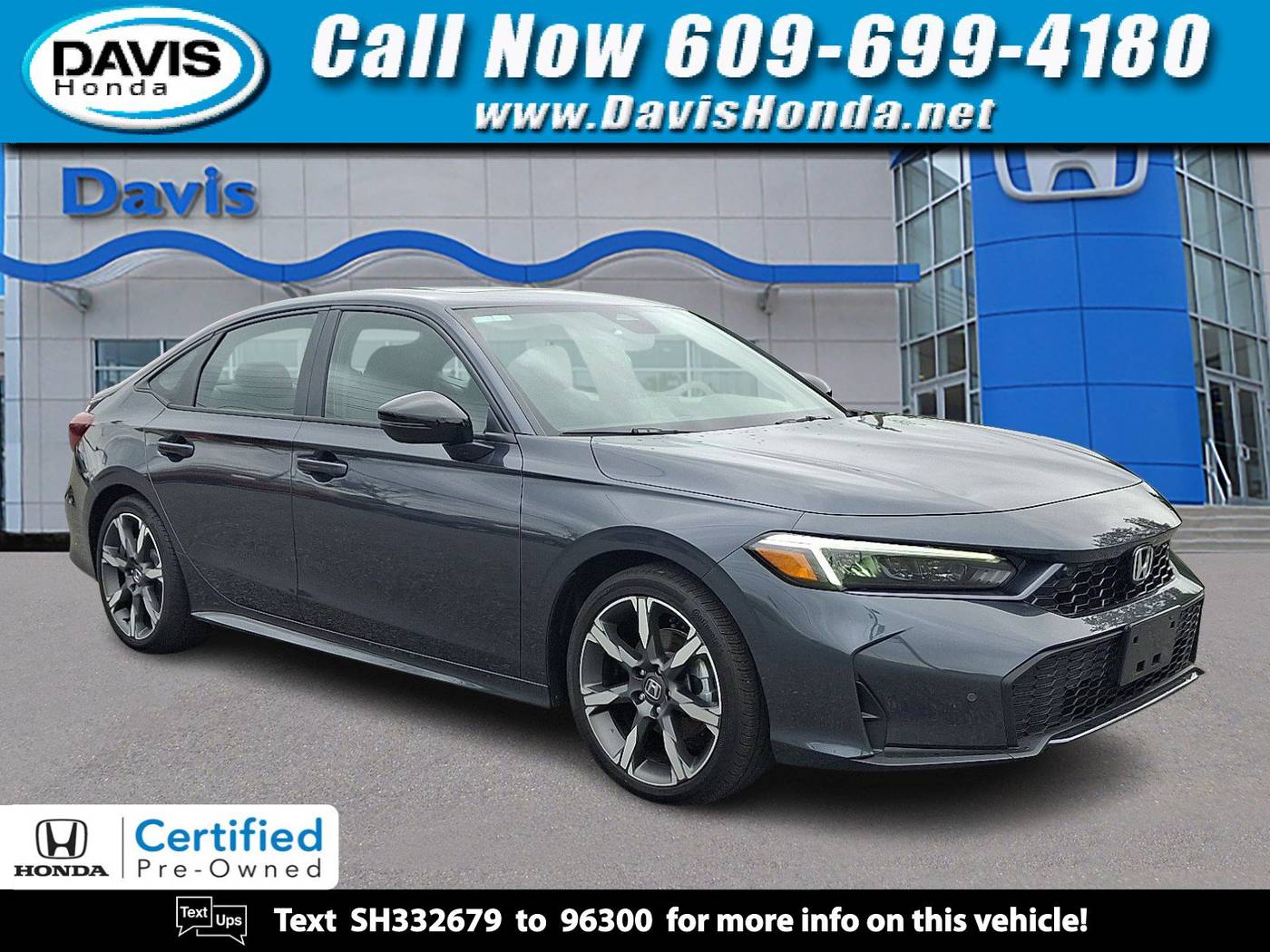 2025 Honda Civic Hybrid Sport Touring — Sedan — 1,131 mi — Burlington, NJ