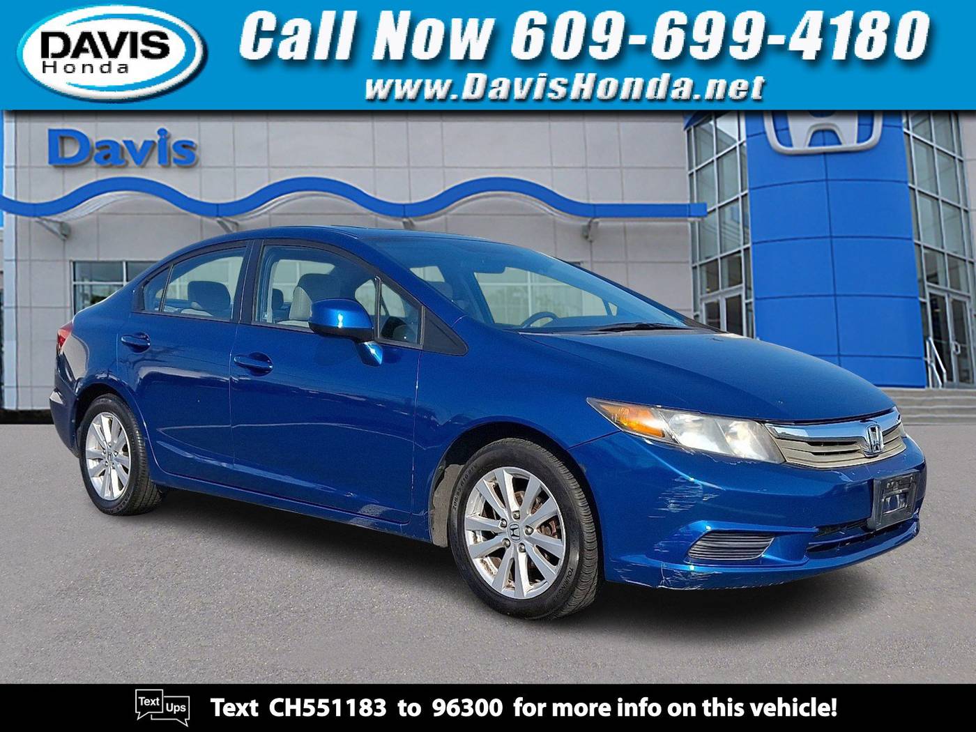 2012 Honda Civic EX — Sedan — 97,392 mi — Burlington, NJ