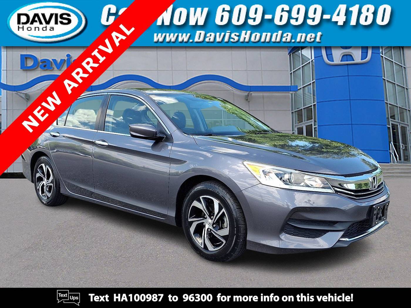 2017 Honda Accord LX — Sedan — 108,308 mi — Burlington, NJ