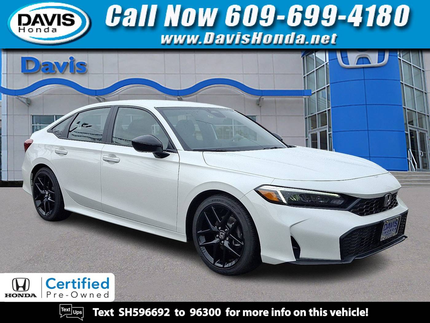 2025 Honda Civic Sport — Sedan — 3,666 mi — Burlington, NJ