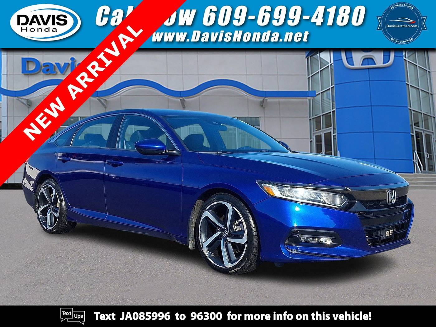 2018 Honda Accord Sport — Sedan — 57,475 mi — Burlington, NJ