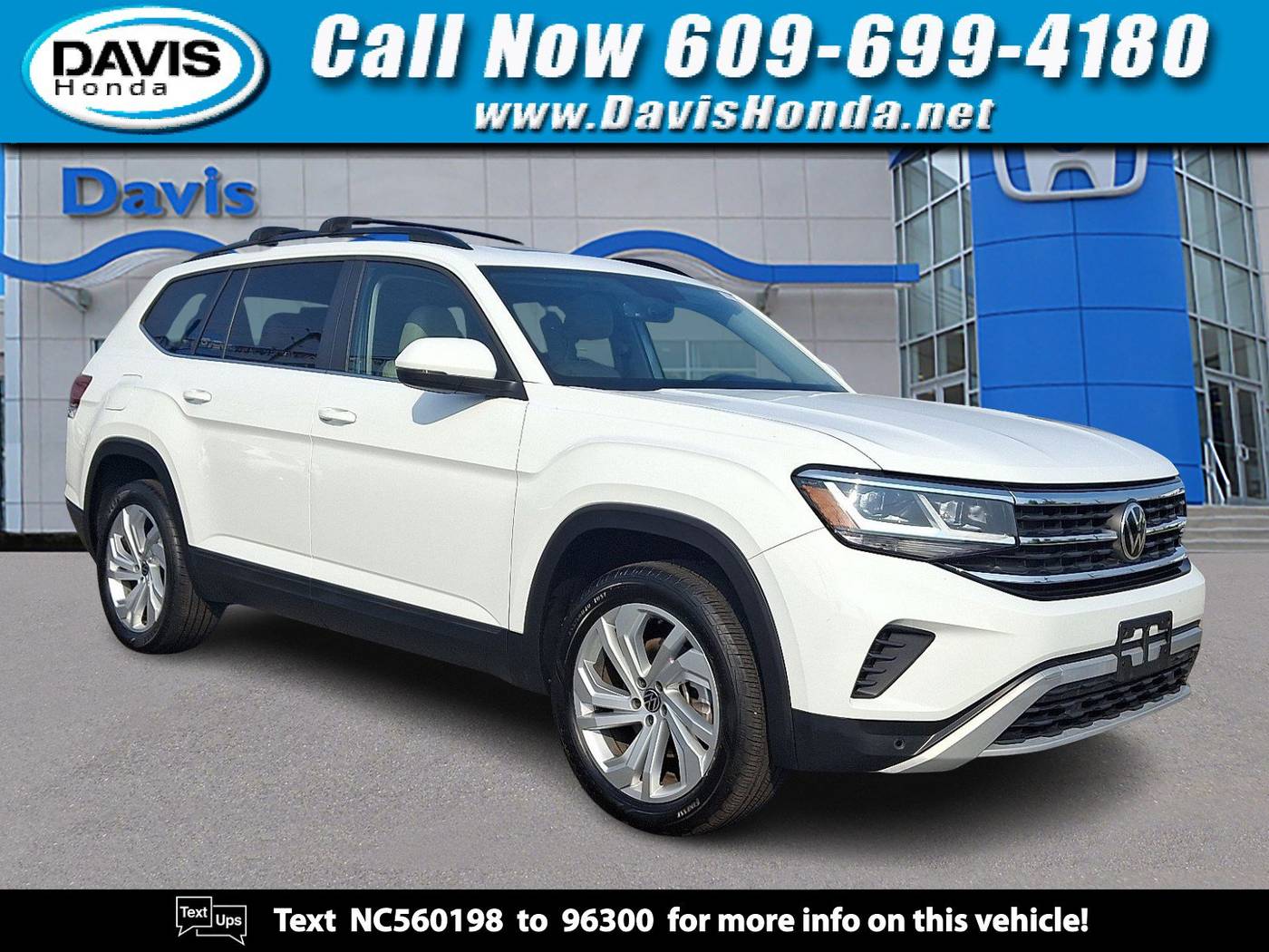 2022 Volkswagen Atlas SE with Technology — SUV — 28,471 mi — Burlington, NJ