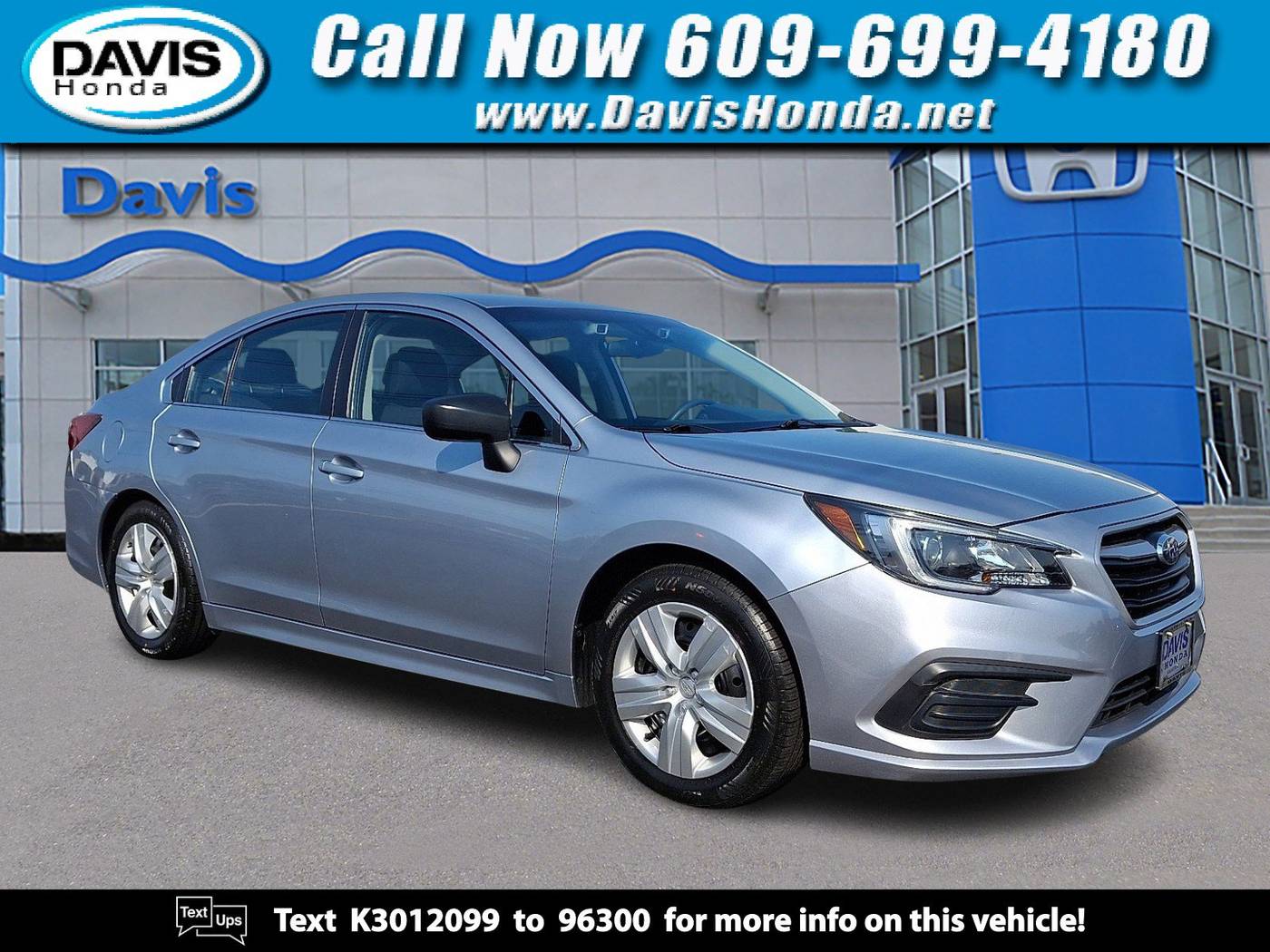 2019 Subaru Legacy 2.5i — Sedan — 55,260 mi — Burlington, NJ