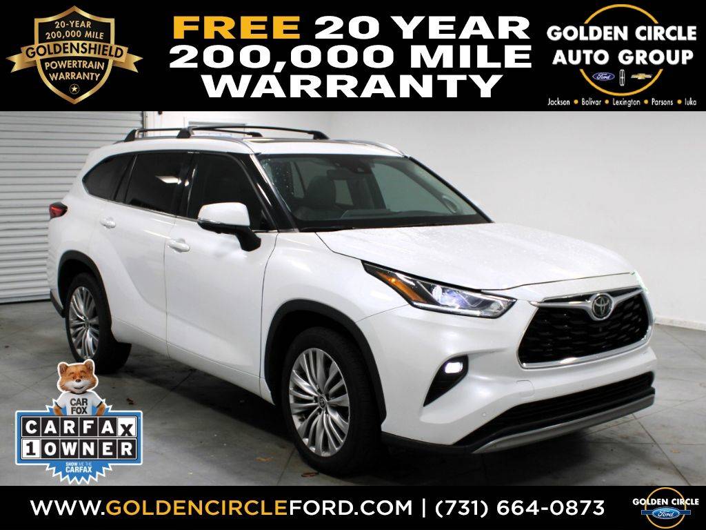 2023 Toyota Highlander Platinum — SUV — 61,663 mi — Bolivar, TN