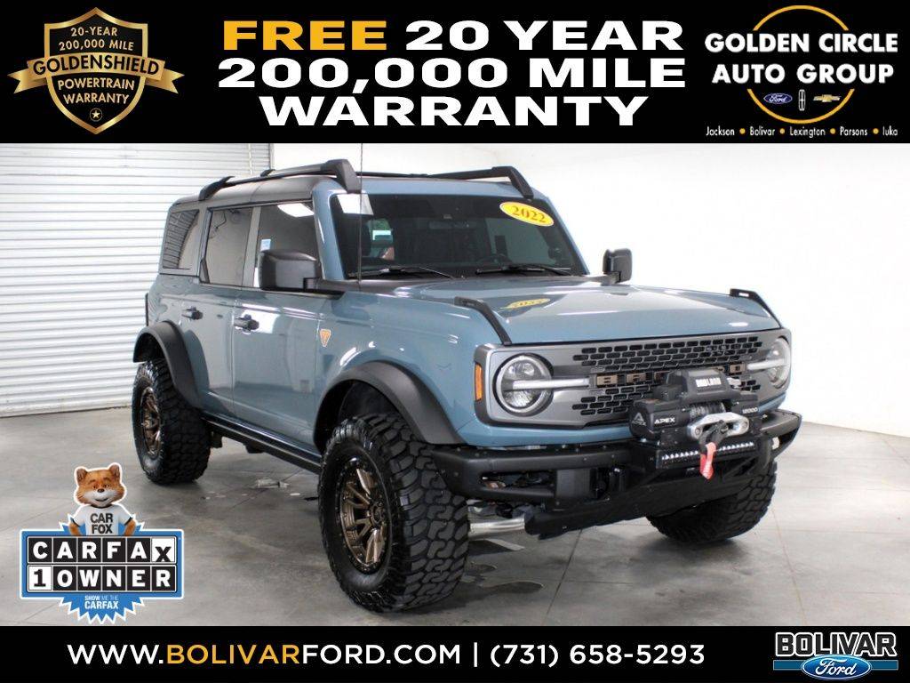 2022 Ford Bronco Badlands — SUV — 40,433 mi — Bolivar, TN