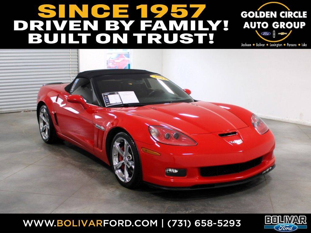2012 Chevrolet Corvette Grand Sport 3LT — Convertible — 44,616 mi — Bolivar, TN