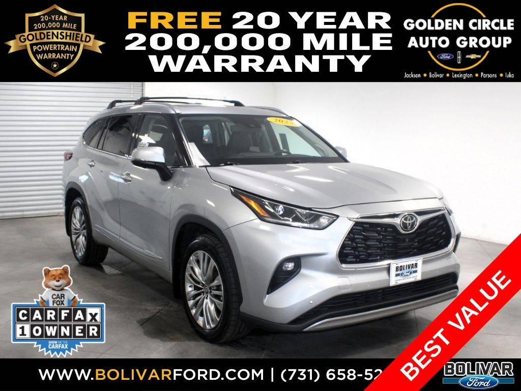 2023 Toyota Highlander Platinum — SUV — 30,078 mi — Bolivar, TN