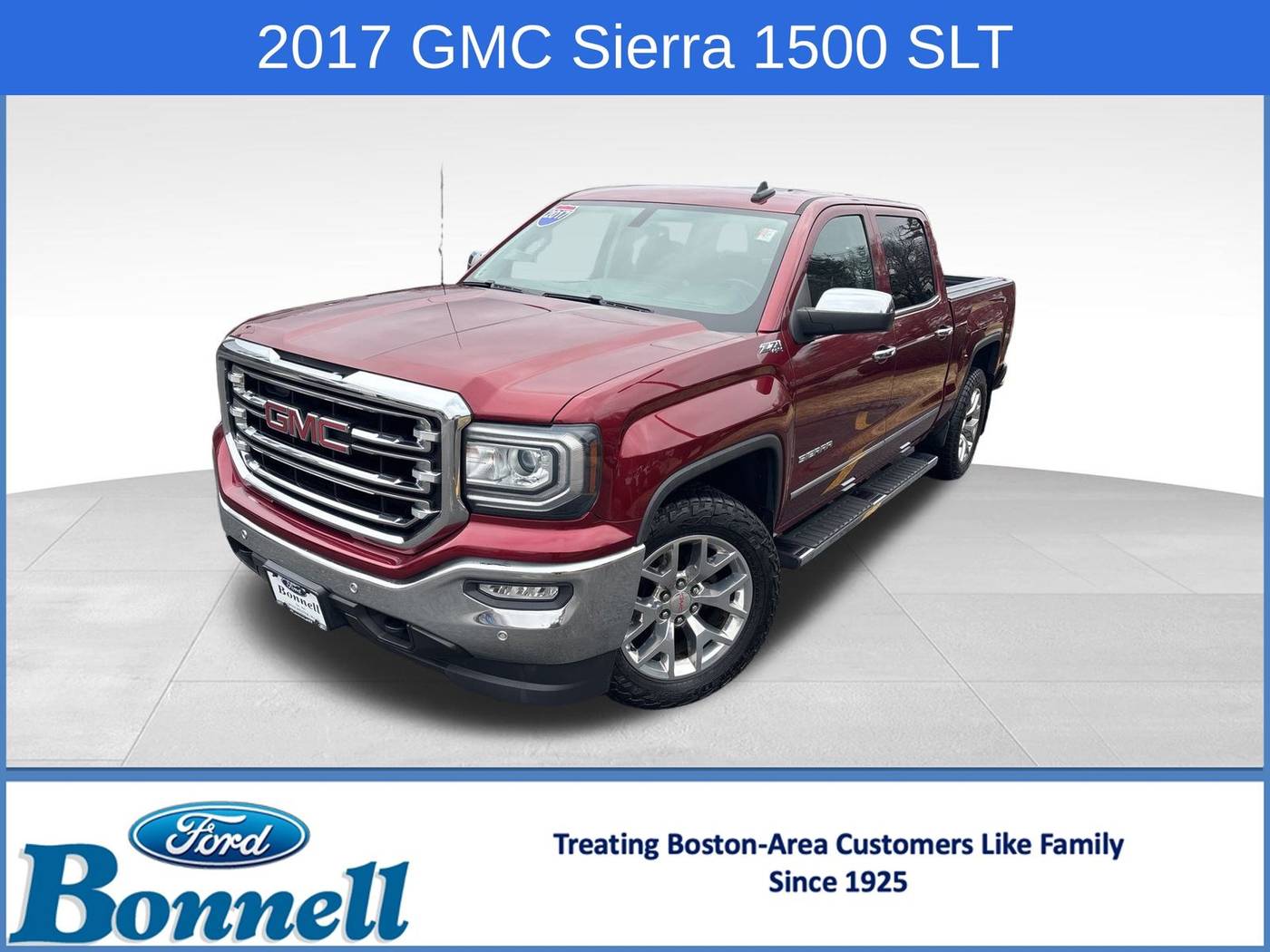 2017 GMC Sierra 1500 SLT — Pickup Truck — 91,701 mi — Winchester, MA