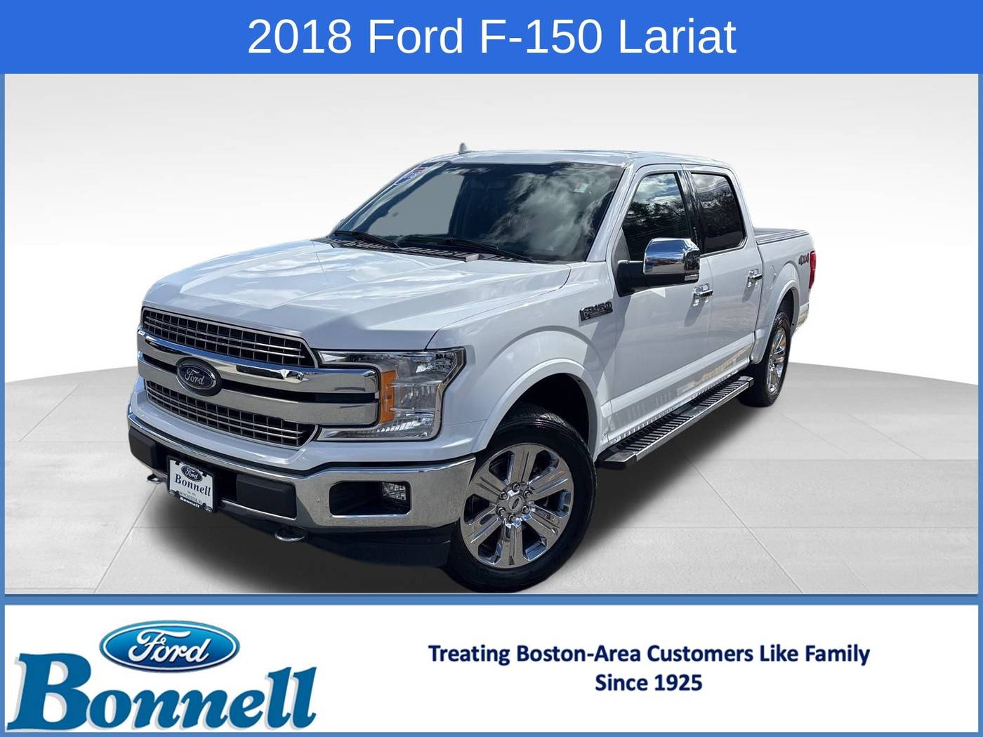 2018 Ford F-150 Lariat — Pickup Truck — 72,407 mi — Winchester, MA
