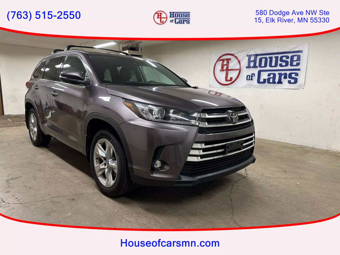 2019 Toyota Highlander Limited — SUV — 119,985 mi — Elk River, MN