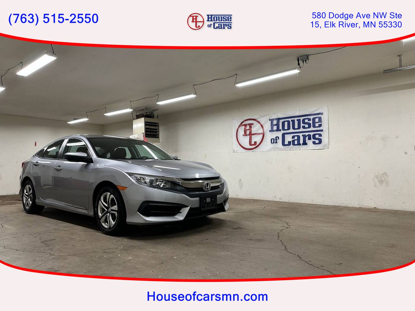2018 Honda Civic LX — Sedan — 58,827 mi — Elk River, MN
