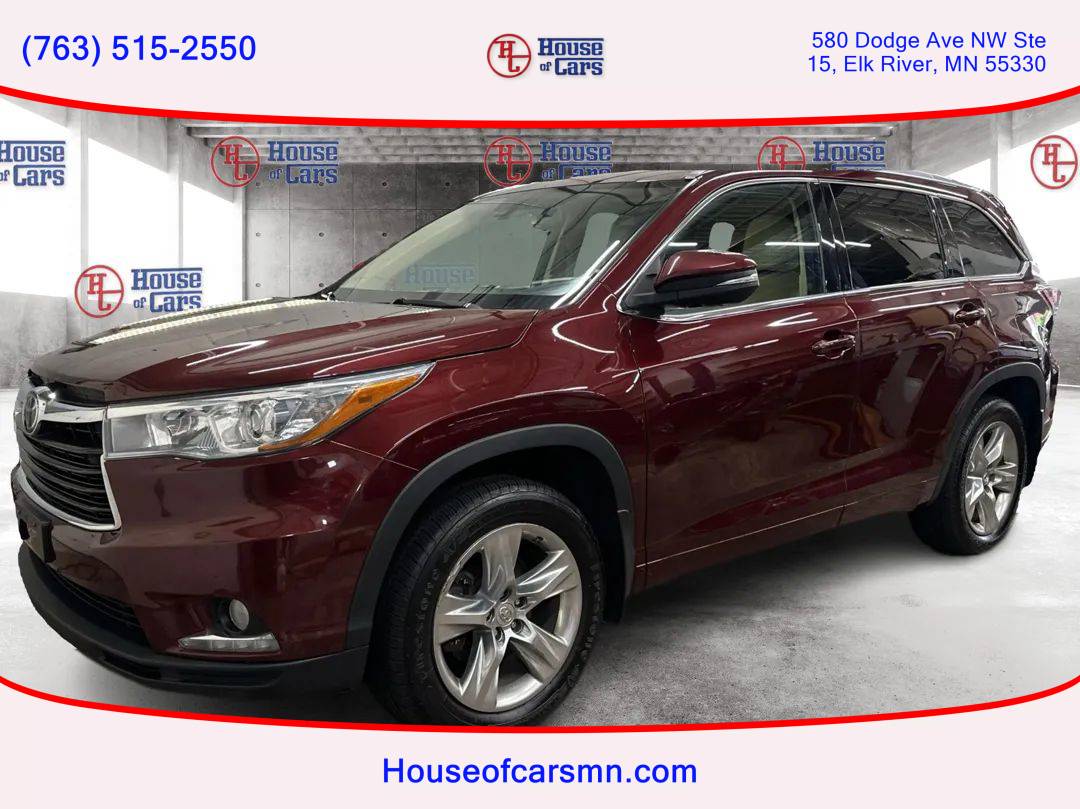 2014 Toyota Highlander Limited Platinum — SUV — 92,876 mi — Elk River, MN