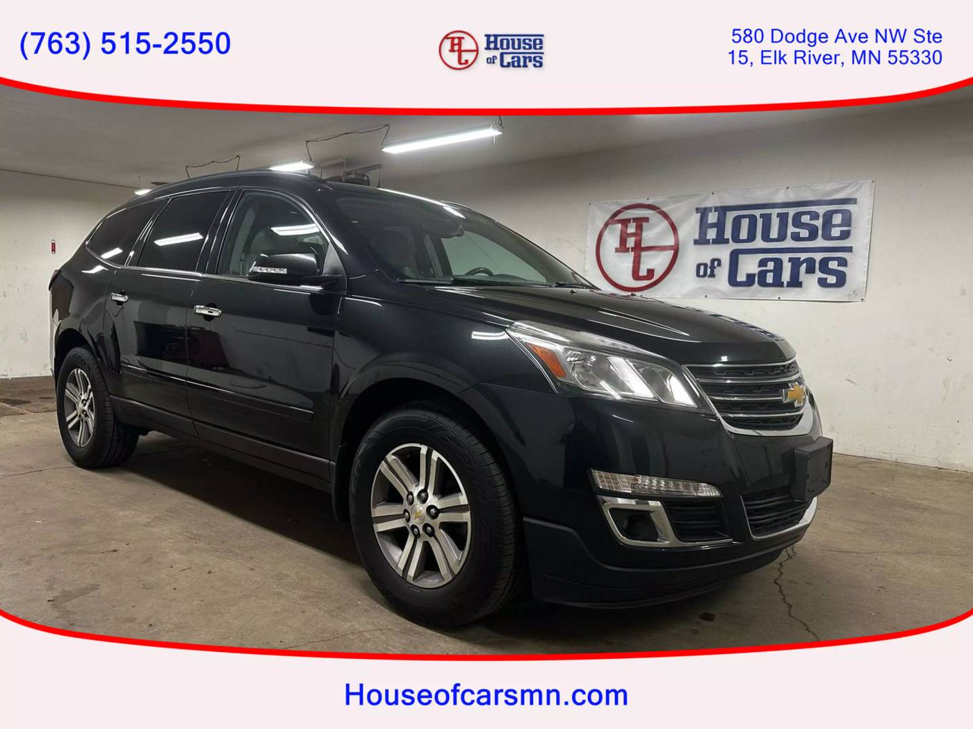 2015 Chevrolet Traverse LT — SUV — 117,131 mi — Elk River, MN