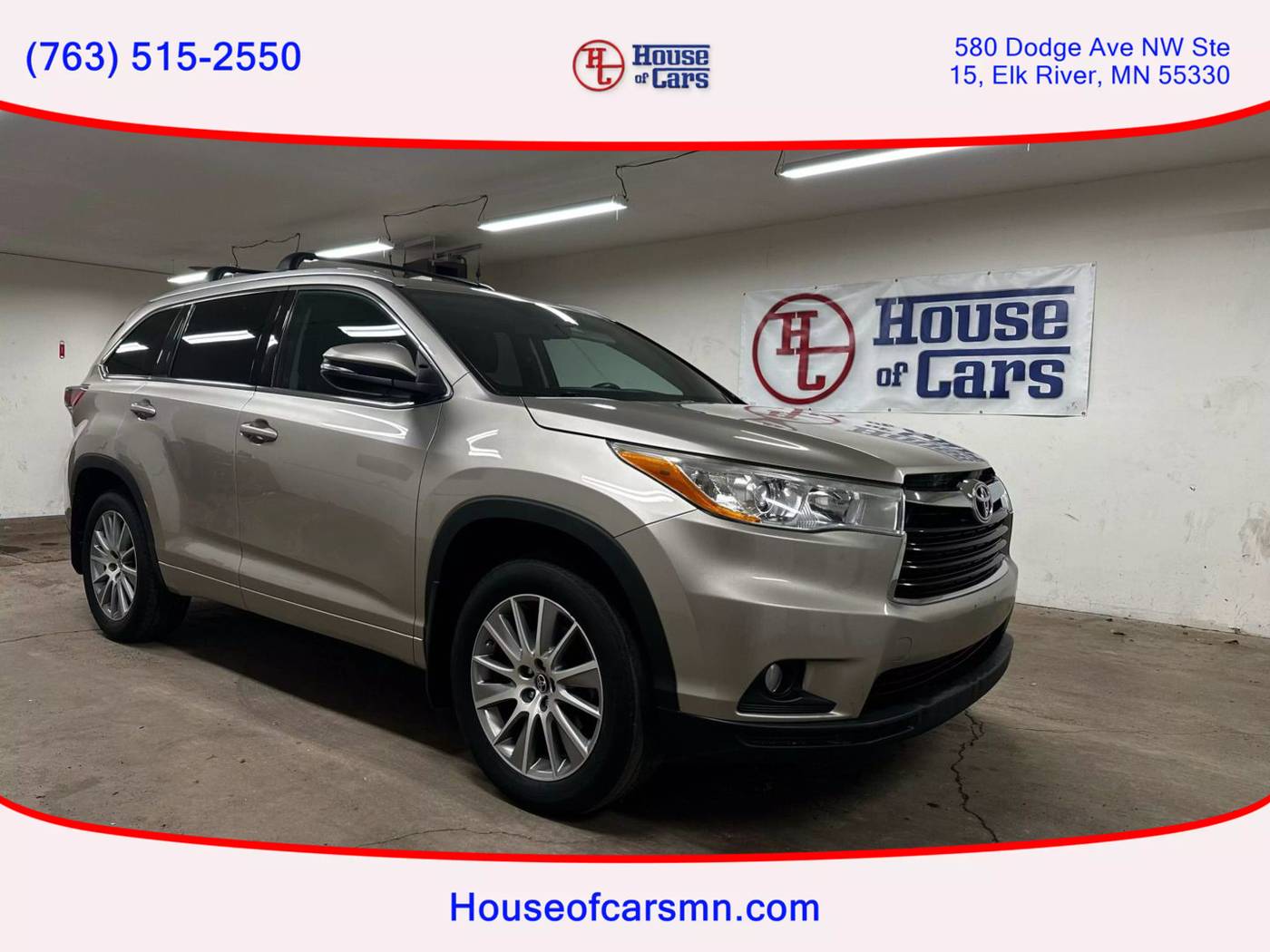 2016 Toyota Highlander XLE — SUV — 103,039 mi — Elk River, MN