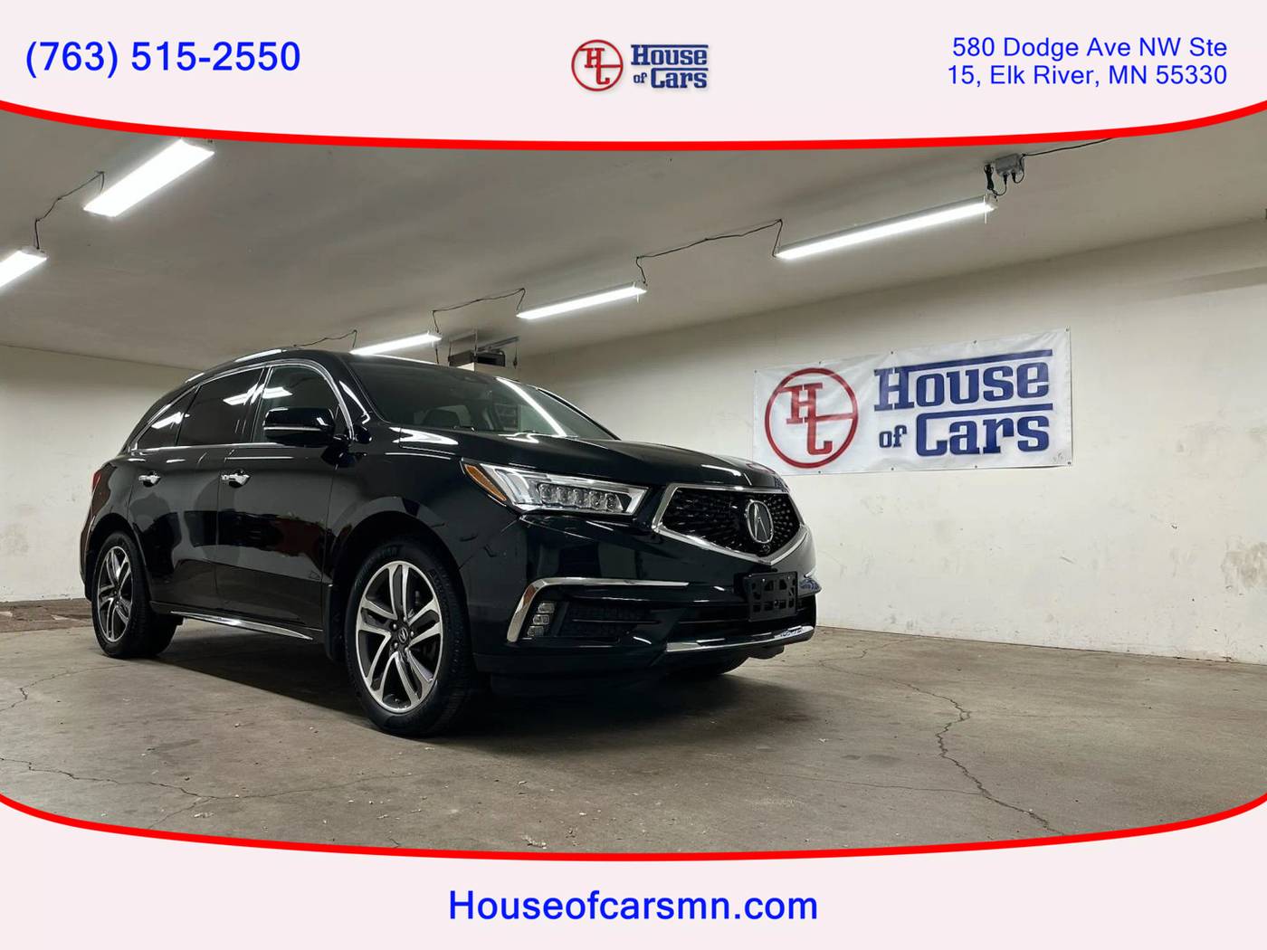 2017 Acura MDX Advance Package — SUV — 122,223 mi — Elk River, MN