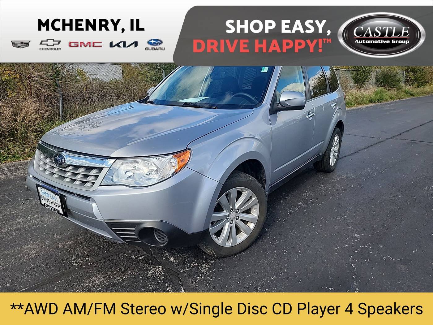 2012 Subaru Forester 2.5X Premium — SUV — 186,921 mi — McHenry, IL