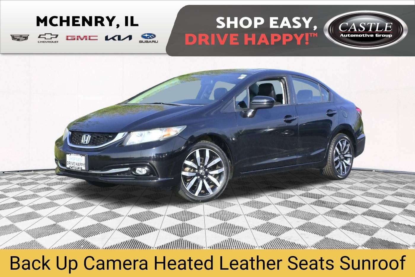 2015 Honda Civic EX-L — Sedan — 66,788 mi — McHenry, IL