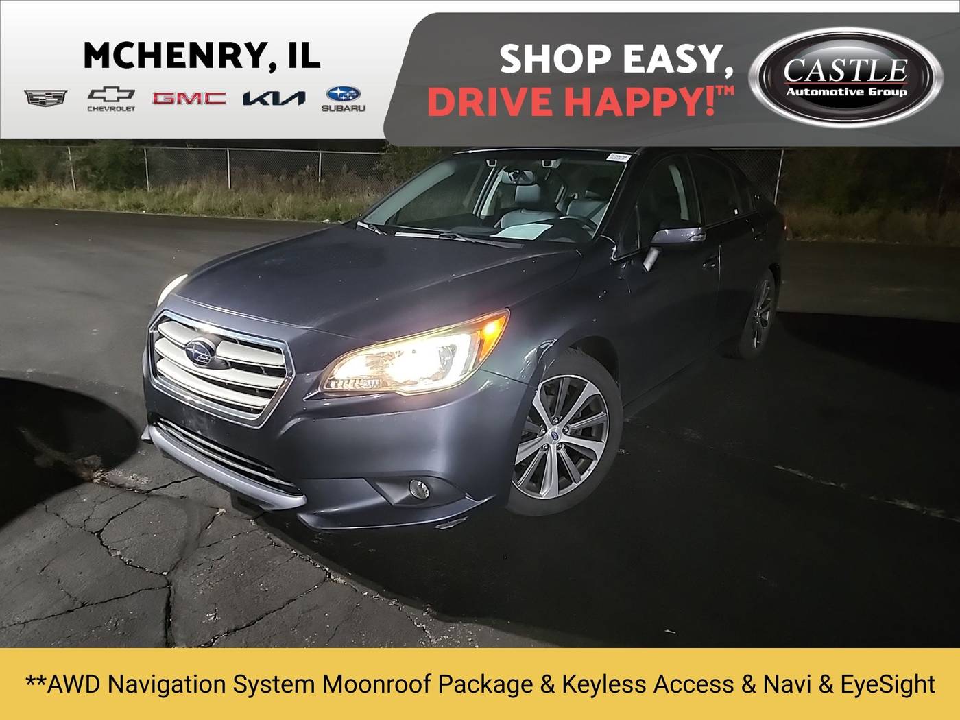 2016 Subaru Legacy 2.5i Limited — Sedan — 107,059 mi — McHenry, IL