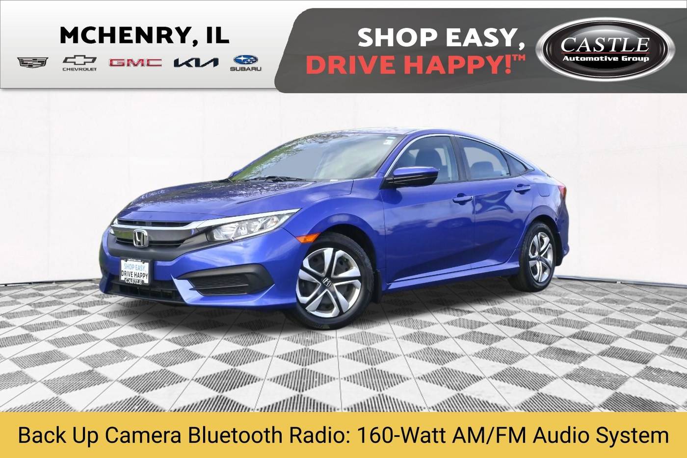 2016 Honda Civic LX — Sedan — 79,345 mi — McHenry, IL