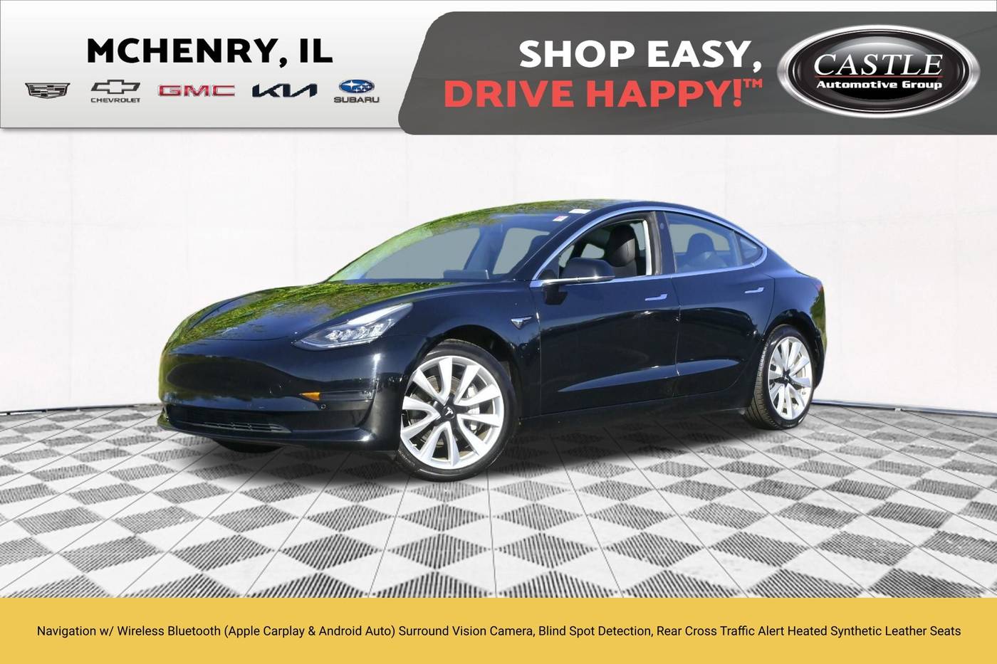 2018 Tesla Model 3 Long Range — Sedan — 51,948 mi — McHenry, IL