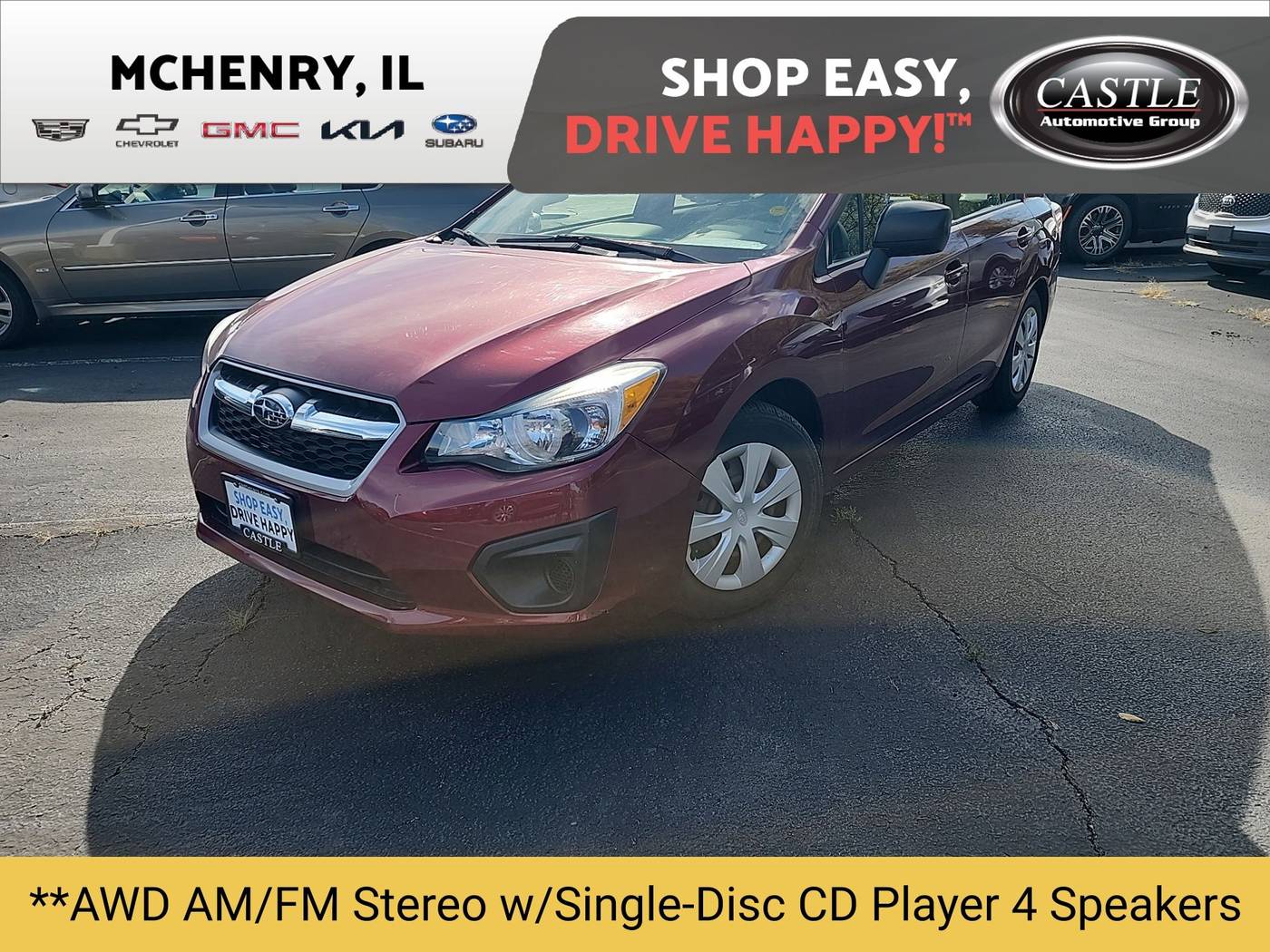 2012 Subaru Impreza 2.0i — Sedan — 57,000 mi — McHenry, IL