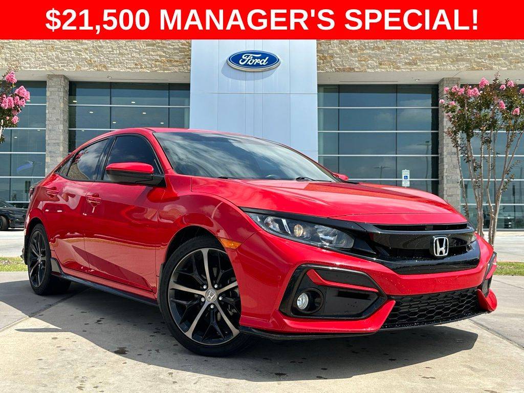 2020 Honda Civic Sport — Hatchback — 30,270 mi — Prosper, TX
