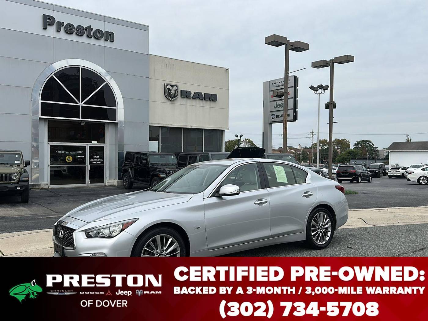 2020 INFINITI Q50 3.0t LUXE — Sedan — 61,444 mi — Dover, DE