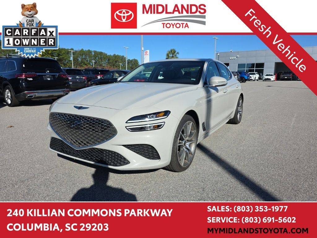 2025 Genesis G70 2.5T — Sedan — 28,954 mi — Columbia, SC