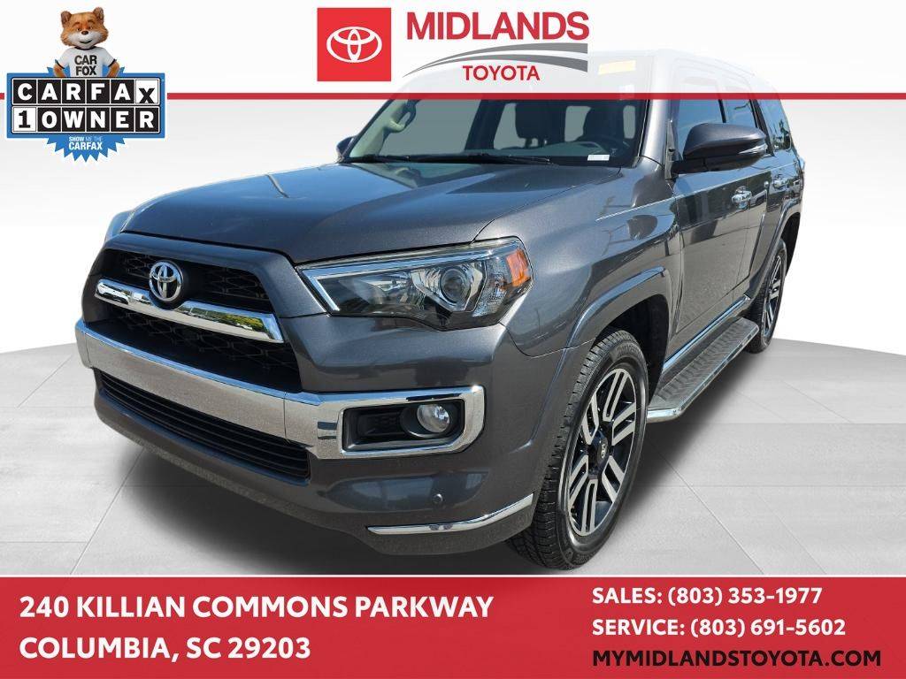 2018 Toyota 4Runner Limited — SUV — 40,502 mi — Columbia, SC